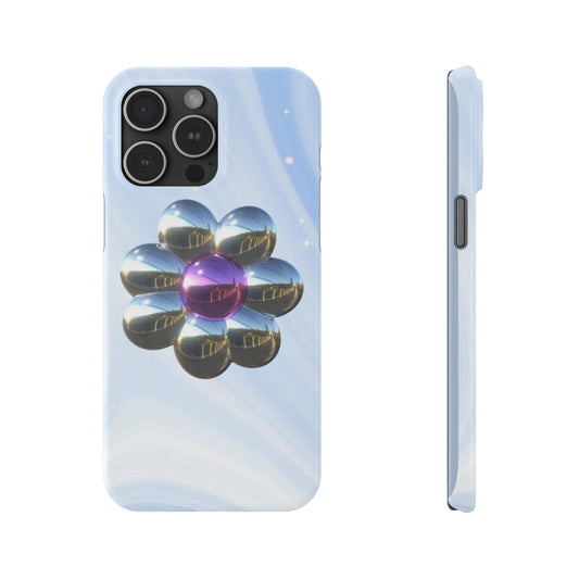 3D Flower - Slim Phone Cases