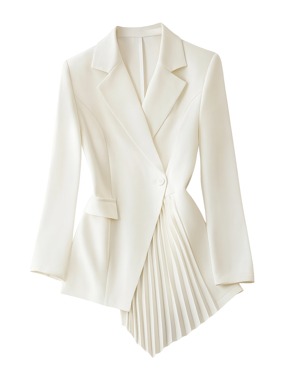 Muse Pleat Tailored Blazer