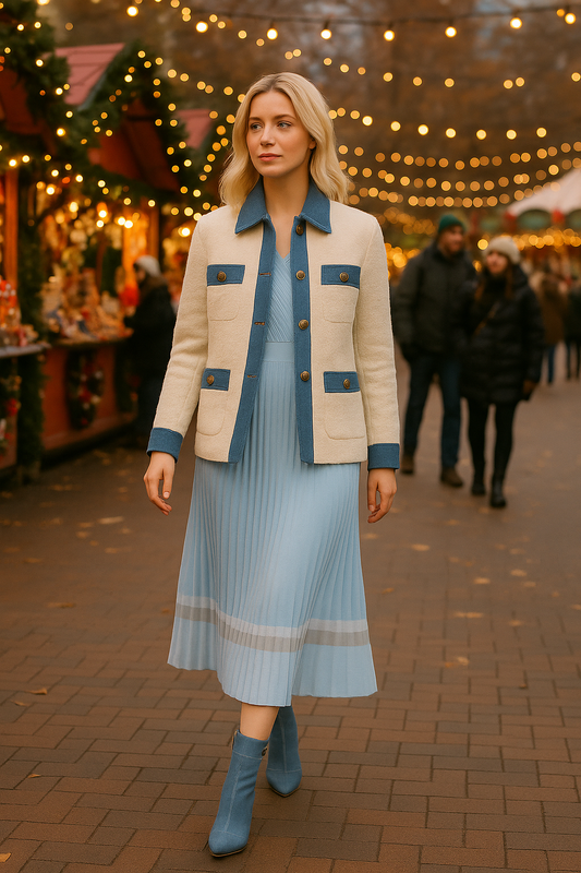 Eclat Contrast Trim Jacket