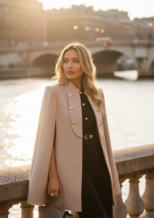 Noir Empress Cloak Cape Coat