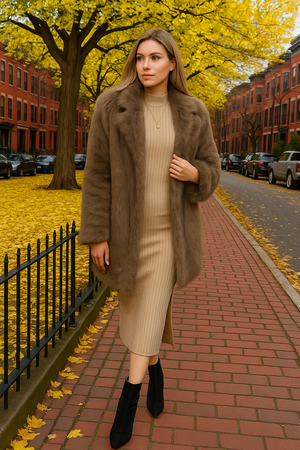 Soft Aura Plush Long Coat
