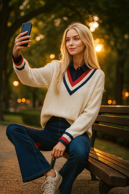 Romance Overlap Sweater