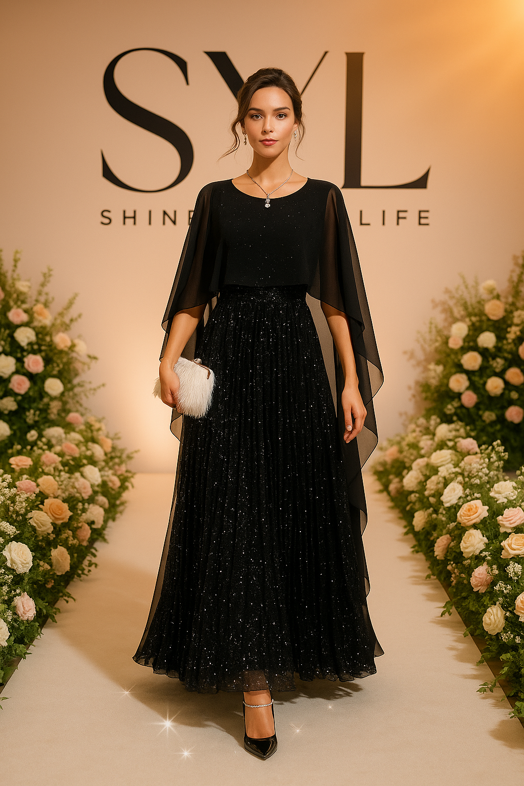 Timeless Satin Shine Gown