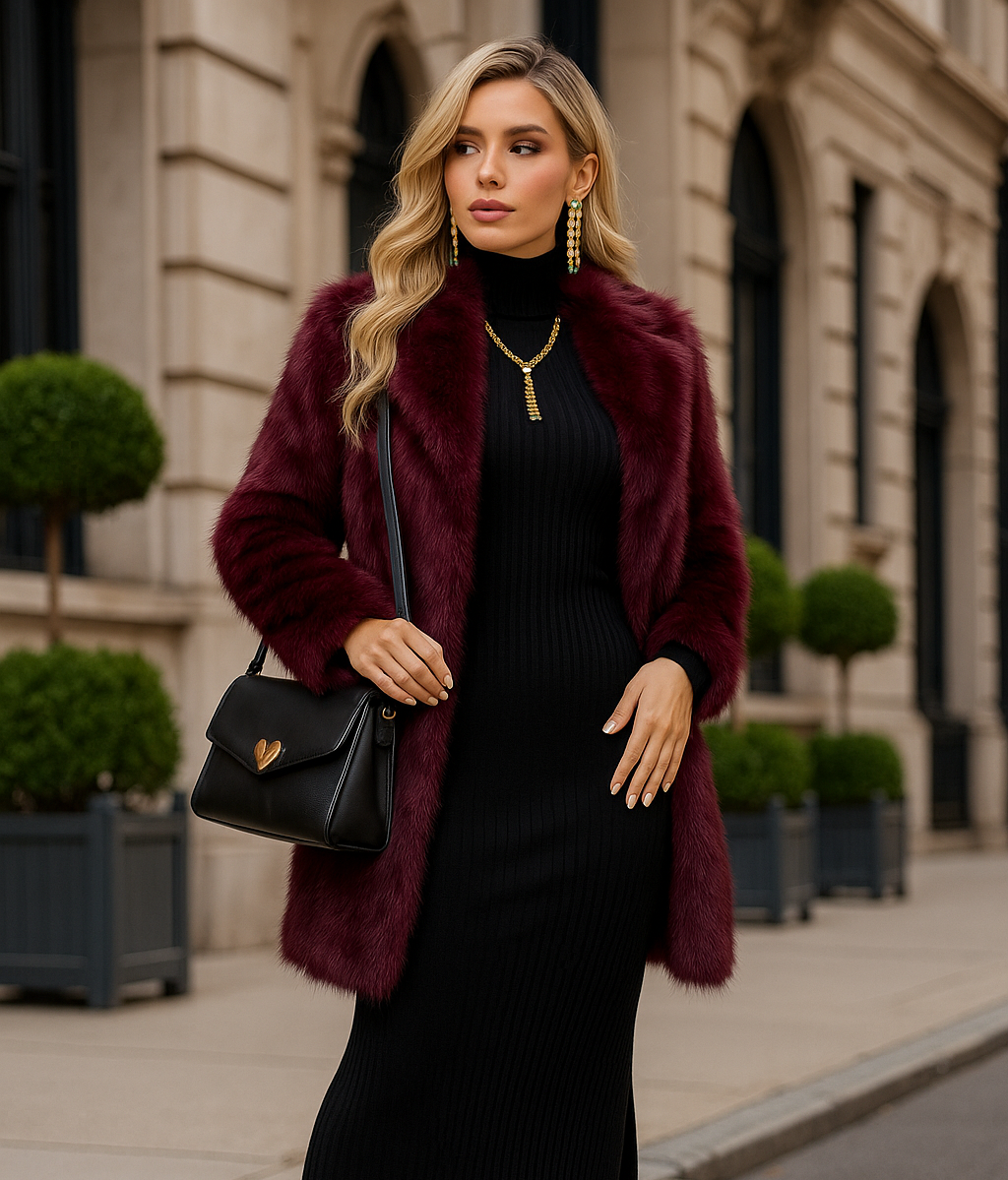 Velvet Winter Luxe Coat