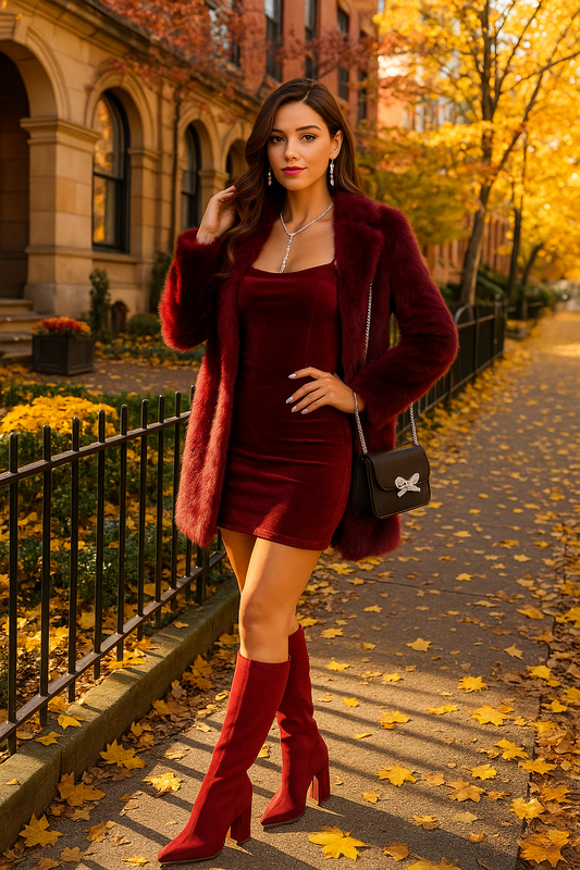 Velvet Winter Luxe Coat