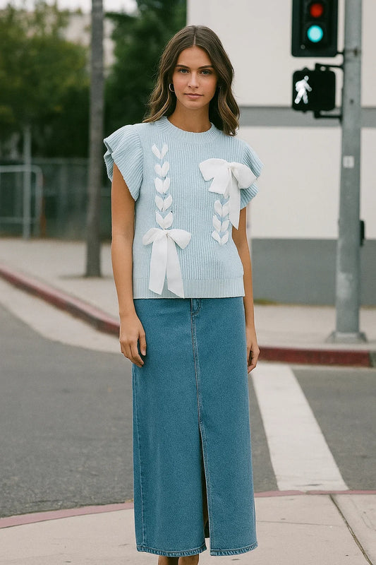 Sweet Charm Knit Top