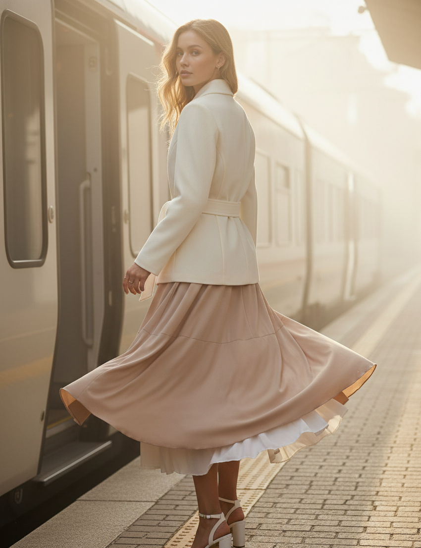 Regal Structure Belted Sculpt Jacket