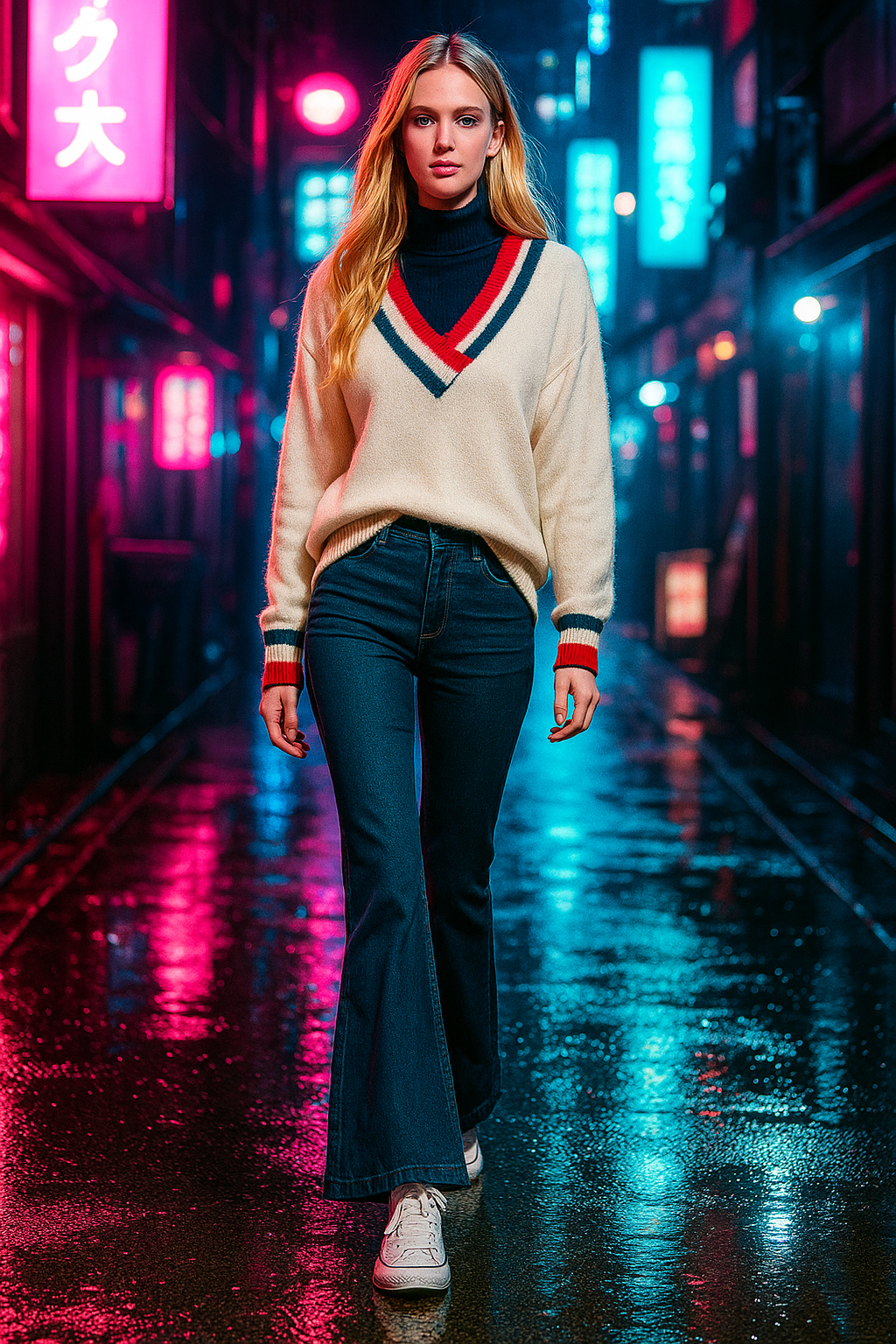 Romance Overlap Sweater